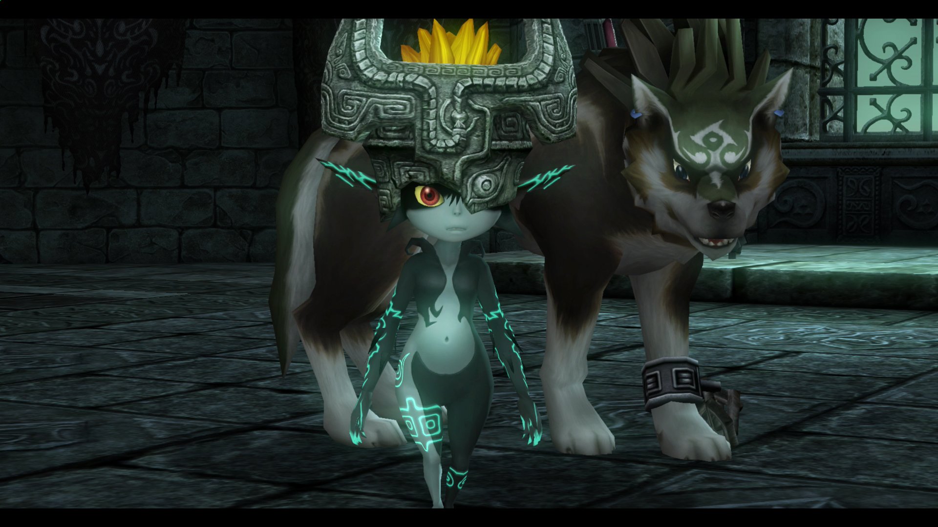 wolf link and midna